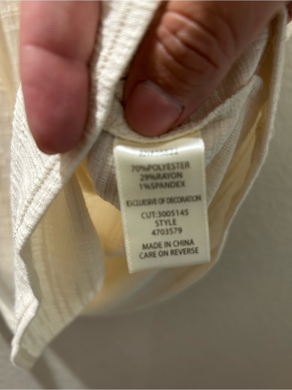 Max Studio Blouse, cream colored, sz M, worn once - Picture 4 of 4